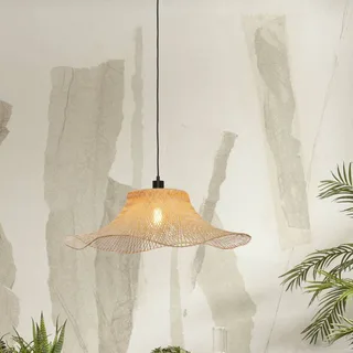 Ibiza hanglamp Ø 65 cm naturel van GOOD&MOJO in Naturel – productfoto 1 van 5