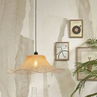 Ibiza hanglamp Ø 65 cm naturel van GOOD&MOJO in Naturel – productfoto 2 van 5