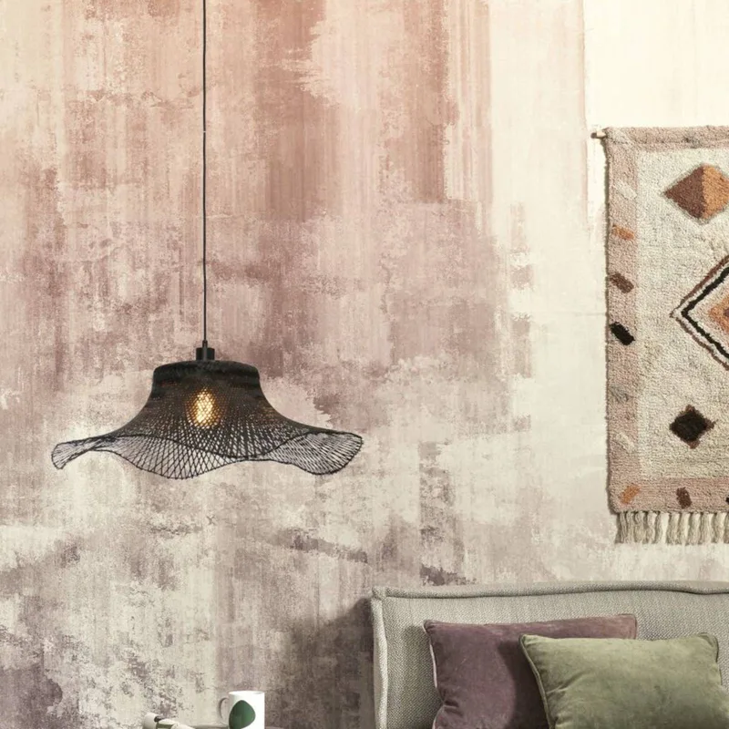 Ibiza hanglamp Ø 65 cm van GOOD&MOJO in Zwart – productfoto 3 van 5