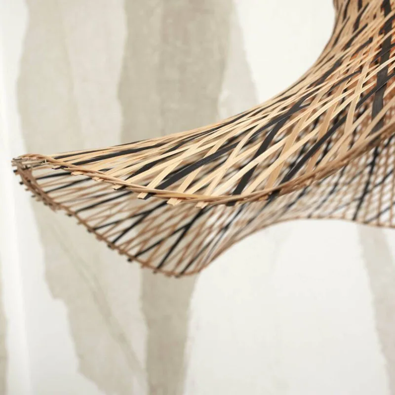 Ibiza plafondlamp Ø 50 cm naturel/zwart by GOOD&MOJO in Natural, Black – product photo 3 of 5