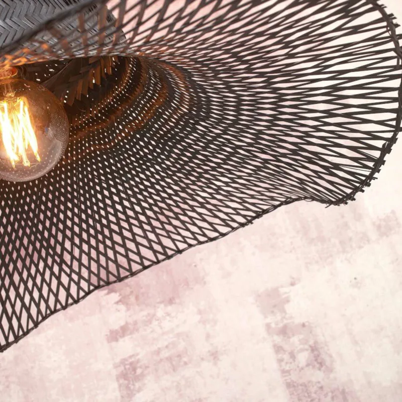 Ibiza plafondlamp Ø 50 cm van GOOD&MOJO in Zwart – productfoto 3 van 5