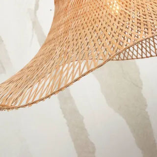 Ibiza plafondlamp Ø 65 cm naturel van GOOD&MOJO in Naturel – productfoto 4 van 5