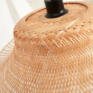 Ibiza vloerlamp Ø 65 cm naturel/naturel de GOOD&MOJO en Naturel – photo du produit 4 sur 5