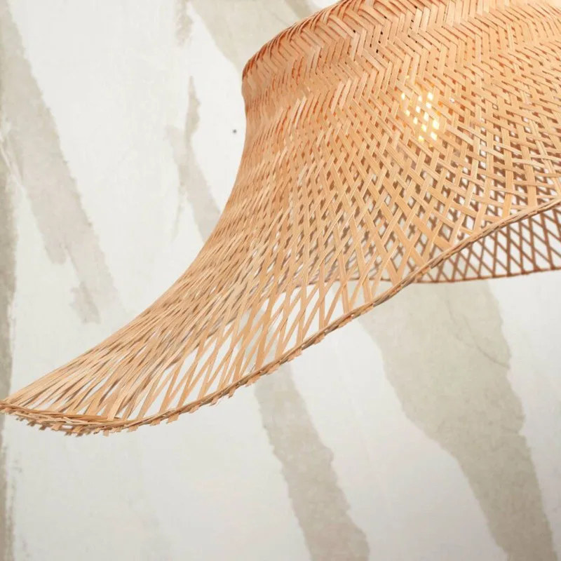 Ibiza vloerlamp Ø 65 cm de GOOD&MOJO en Blanc, Naturel – photo du produit 5 sur 5