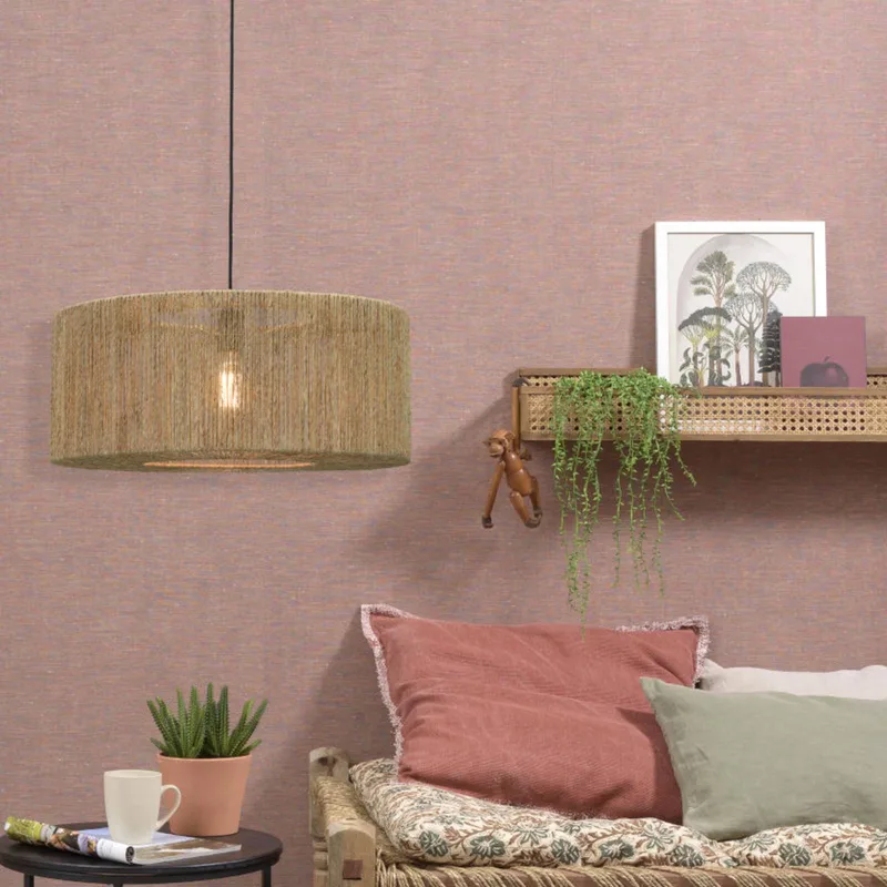 Iguazu hangende cilinder, naturel, Ø 60 cm by GOOD&MOJO in Natural – product photo 2 of 5