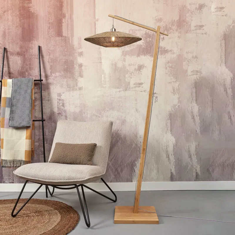 Iguazu Hoogte 176 cm Ø 55 cm naturel van GOOD&MOJO in Naturel – productfoto 2 van 5