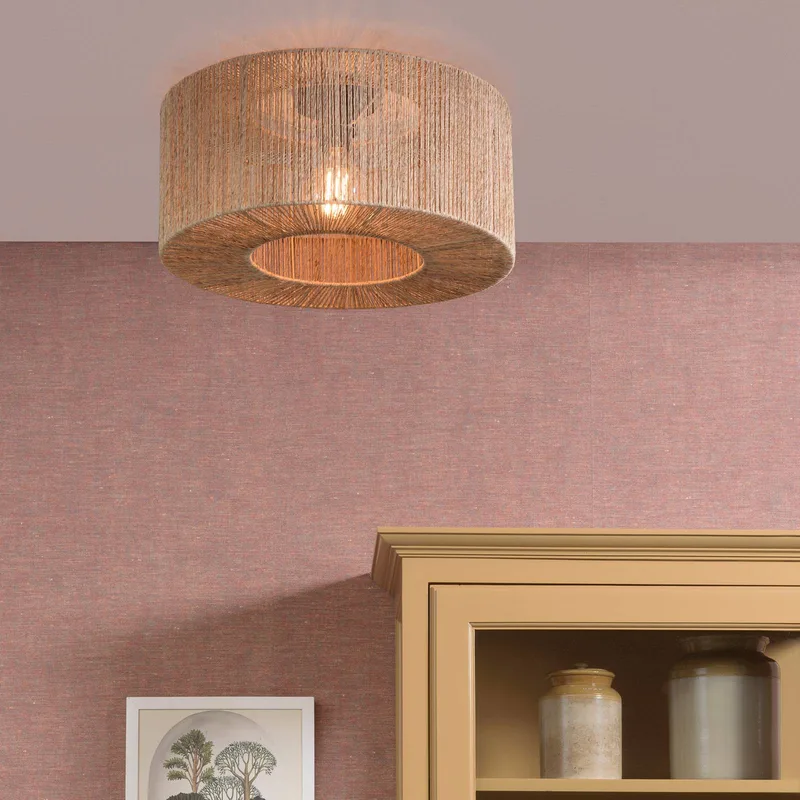 Iguazu plafondlamp, Ø 50 cm van GOOD&MOJO in Naturel – productfoto 2 van 5