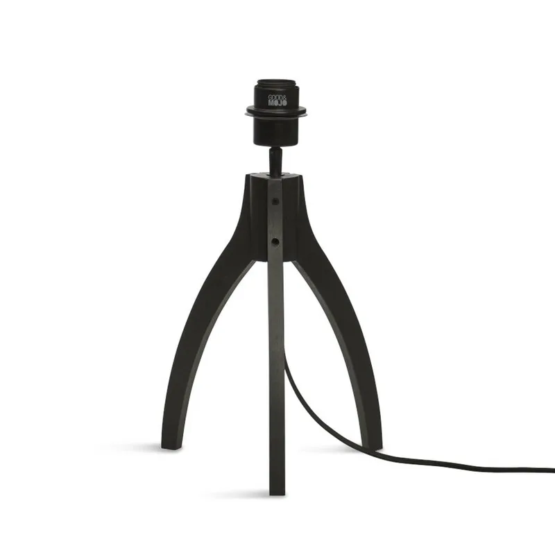 Iguazu tafellamp, driepoot de GOOD&MOJO en Noir – photo du produit 3 sur 5