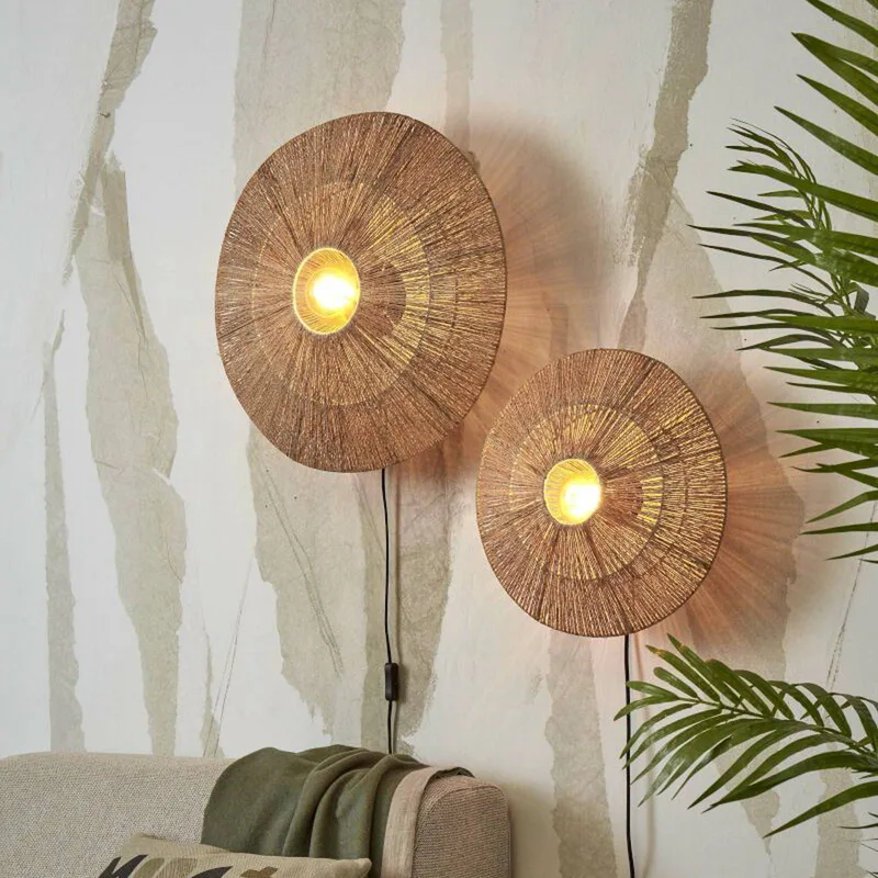 Iguazu wandlamp Ø 40 cm naturel fra GOOD&MOJO i Natur – produktbillede 5 af 5