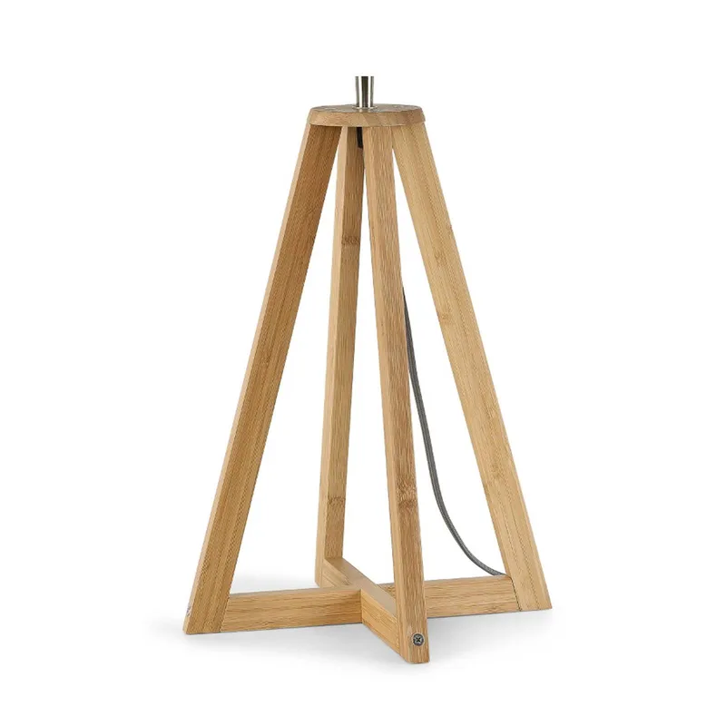 Java-tafellamp piramide naturel/zwart by GOOD&MOJO in Natural, Black – product photo 4 of 5