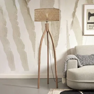 Java vloerlamp met drie poten, naturel by GOOD&MOJO in Natural – product photo 1 of 5