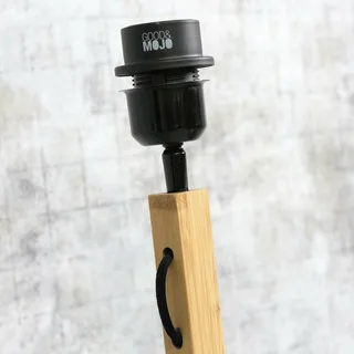 Java vloerlamp, opbergvak, naturel/zwart by GOOD&MOJO in Natural, Black – product photo 3 of 5