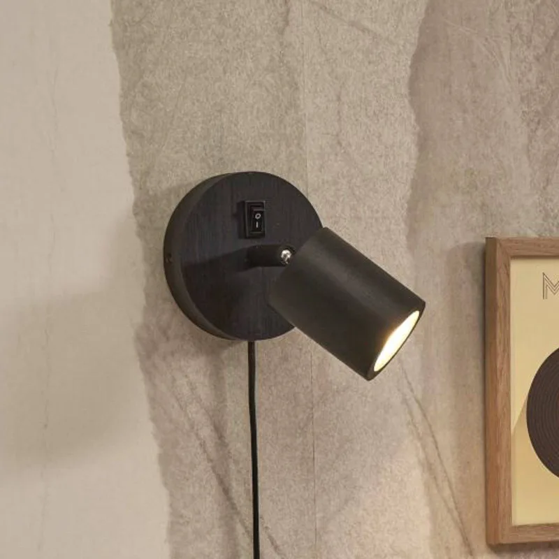 Java wandlamp, stekker, 1-lamp by GOOD&MOJO in Black – product photo 1 of 4