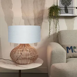 Kalahari-tafellamp 47 cm lichtgrijs by GOOD&MOJO in Licht hout, Light grey – product photo 2 of 3