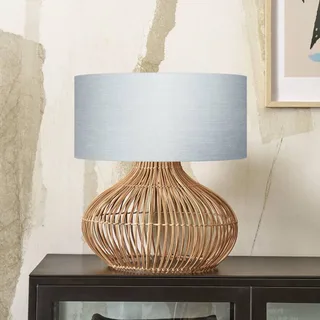 Kalahari-tafellamp 47 cm lichtgrijs by GOOD&MOJO in Licht hout, Light grey – product photo 1 of 3