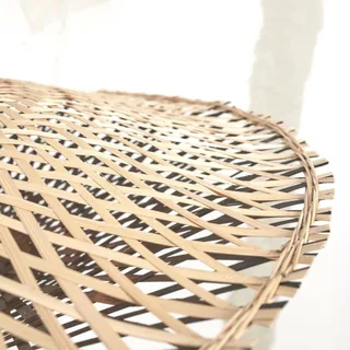 Kalimantan deken Ø 30 cm van GOOD&MOJO in Zwart – productfoto 5 van 5