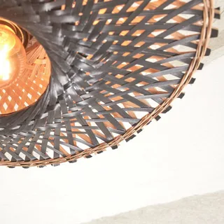 Kalimantan deken Ø 30 cm van GOOD&MOJO in Zwart – productfoto 2 van 5