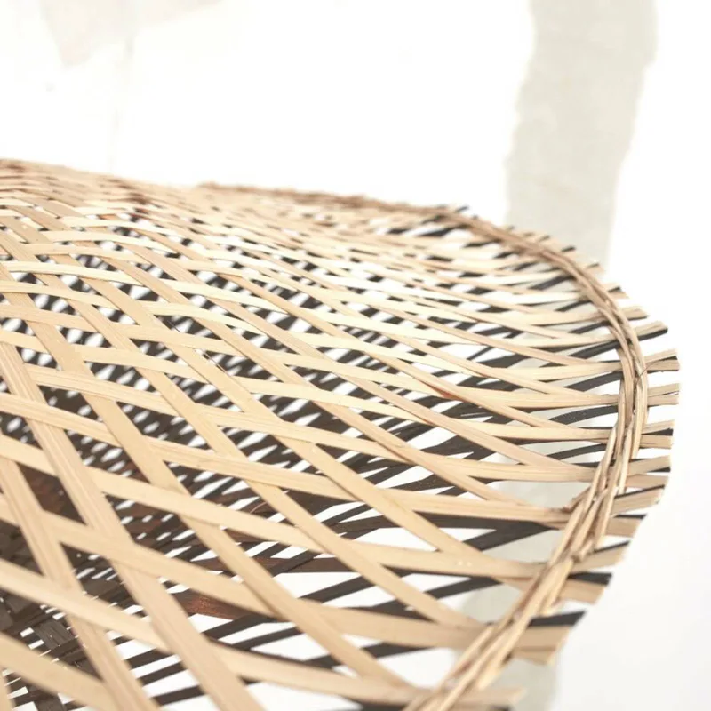 Kalimantan deken Ø 30 cm by GOOD&MOJO in Black, Natural – product photo 5 of 5