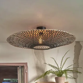 Kalimantan deken, Ø 87 cm, zwart/naturel van GOOD&MOJO in Zwart, Naturel – productfoto 1 van 5