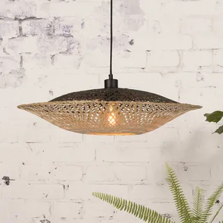 Kalimantan hanglamp horizontaal Ø44 cm by GOOD&MOJO in Natural, Black – product photo 1 of 5
