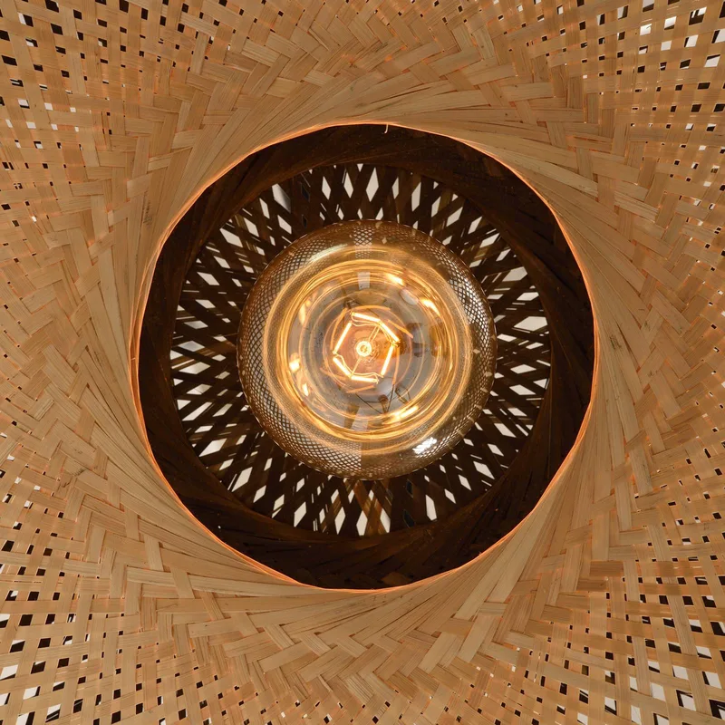 Kalimantan hanglamp horizontaal Ø87 cm by GOOD&MOJO in Natural, Black – product photo 4 of 5