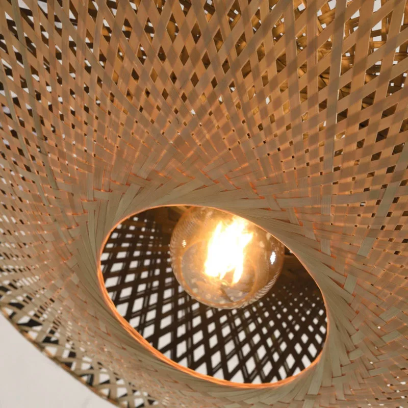 Kalimantan plafondlamp naturel, Ø 87 cm van GOOD&MOJO in Naturel – productfoto 3 van 5