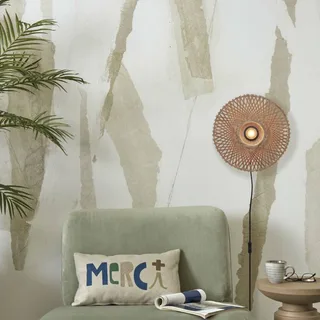 Kalimantan Wand naturel Ø 30 cm van GOOD&MOJO in Naturel – productfoto 1 van 5