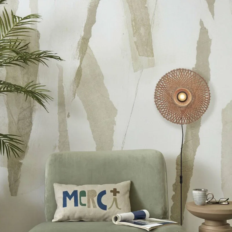 Kalimantan Wand naturel Ø 30 cm van GOOD&MOJO in Naturel – productfoto 1 van 5