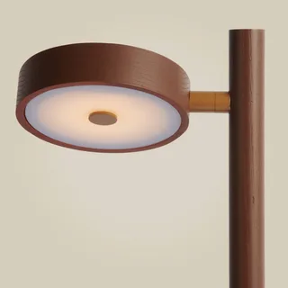 LED tafellamp Okinawa, 35 cm, hout de GOOD&MOJO en Marron – photo du produit 4 sur 5
