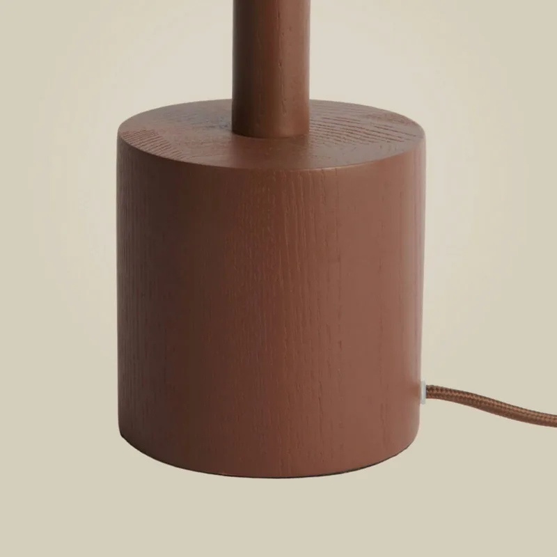 LED tafellamp Okinawa, 35 cm, hout de GOOD&MOJO en Marron – photo du produit 5 sur 5