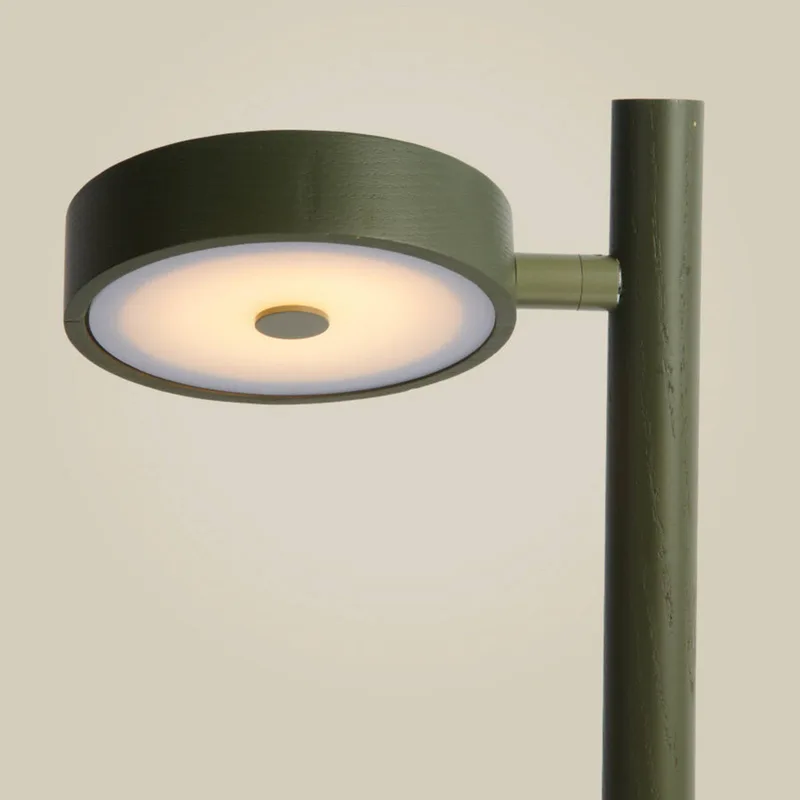LED tafellamp Okinawa, 35 cm, hout van GOOD&MOJO in Groen – productfoto 3 van 5