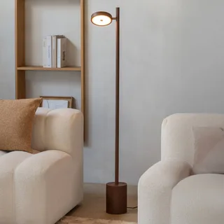 LED vloerlamp Okinawa, 1-lamp, 146 cm, hout by GOOD&MOJO in Brown – product photo 2 of 5