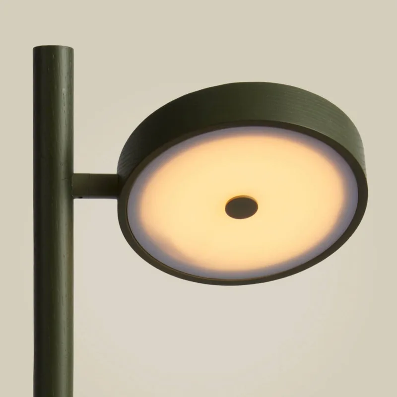 LED vloerlamp Okinawa, 1-lamp, 146 cm, hout by GOOD&MOJO in Green – product photo 4 of 5