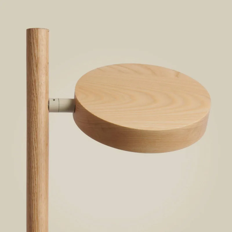 LED vloerlamp Okinawa, 1-lamp, naturel, 146 cm, hout van GOOD&MOJO in Naturel – productfoto 3 van 5