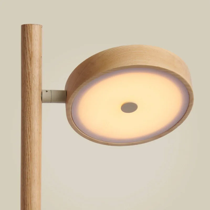 LED vloerlamp Okinawa, 1-lamp, naturel, 146 cm, hout van GOOD&MOJO in Naturel – productfoto 5 van 5