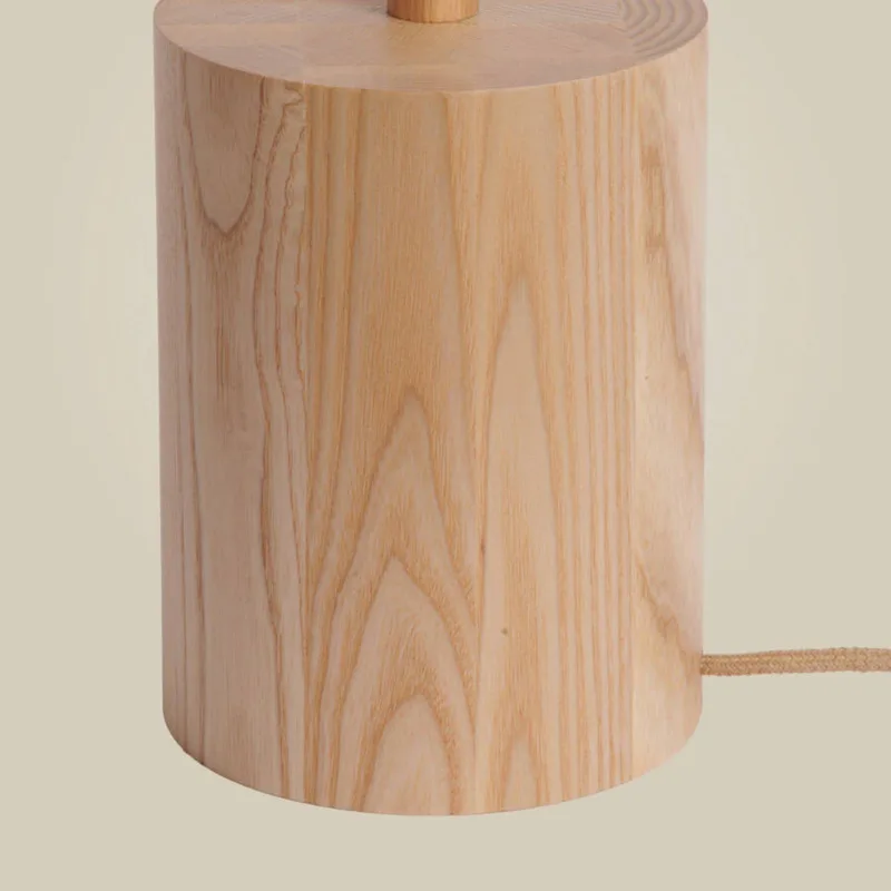 LED vloerlamp Okinawa, 1-lamp, naturel, 146 cm, hout van GOOD&MOJO in Naturel – productfoto 4 van 5