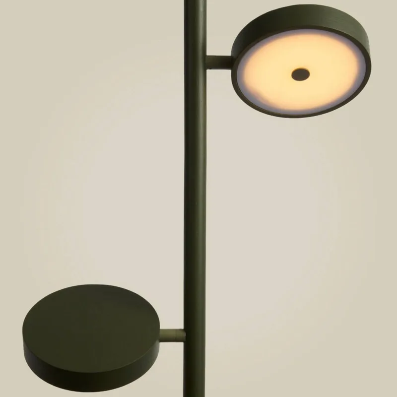 LED vloerlamp Okinawa, 2-lamps, 146 cm, hout by GOOD&MOJO in Green – product photo 4 of 5