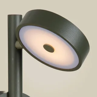 LED wandlamp Okinawa, stekker, hout by GOOD&MOJO in Green – product photo 2 of 4