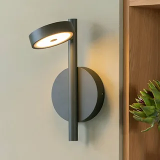 LED wandlamp Okinawa, stekker, hout by GOOD&MOJO in Green – product photo 1 of 4