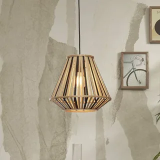 Merapi hanglamp 30x30 naturel/zwart by GOOD&MOJO in Natural, Black – product photo 1 of 5