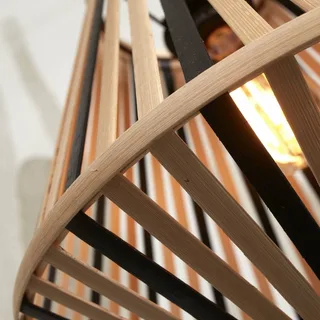 Merapi hanglamp 30x30 naturel/zwart by GOOD&MOJO in Natural, Black – product photo 5 of 5