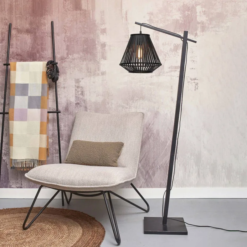 Merapi vloerlamp by GOOD&MOJO in Black – product photo 2 of 5