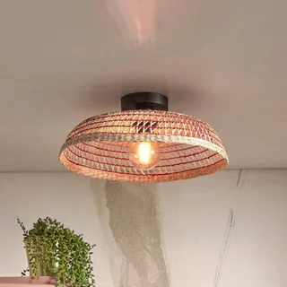 Pantanal plafondlamp naturel/rood by GOOD&MOJO in Natural, Red – product photo 1 of 5