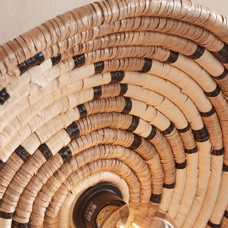 plafondlamp Andros, naturel/wit, Ø 45 cm von GOOD&MOJO in Natuurkleurig, Weiß – Produktfoto 3 von 5
