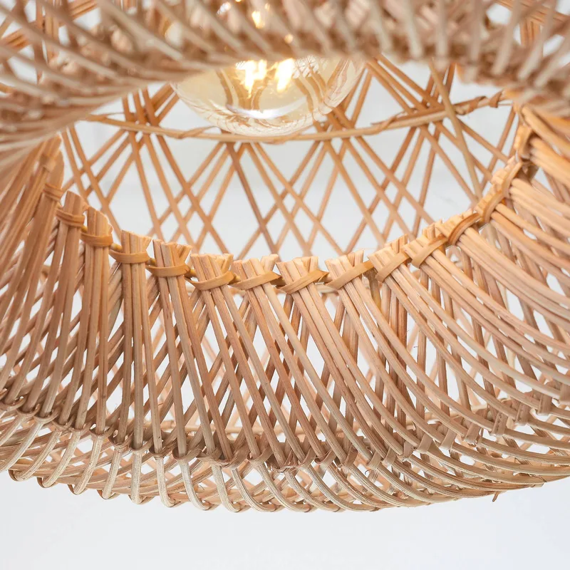 plafondlamp Arizona, naturel, Ø 50 cm, bamboe, E27 by GOOD&MOJO in Natuurlijk bamboe – product photo 4 of 5