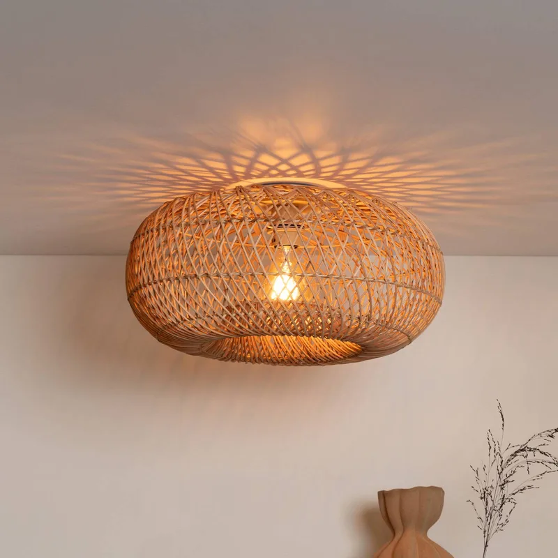 plafondlamp Arizona, naturel, Ø 50 cm, bamboe, E27 by GOOD&MOJO in Natuurlijk bamboe – product photo 1 of 5