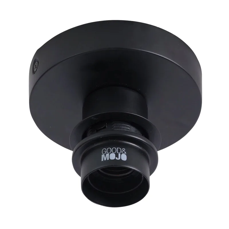 plafondlamp Bali, Ø 44 cm, zwart/naturel, bamboe von GOOD&MOJO in Natur, Schwarz – Produktfoto 5 von 5