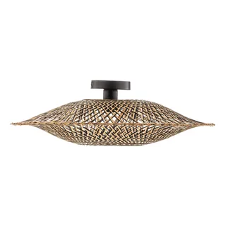 plafondlamp Bali, Ø 60 cm, zwart/naturel, bamboe van GOOD&MOJO in Naturel, Zwart – productfoto 5 van 5