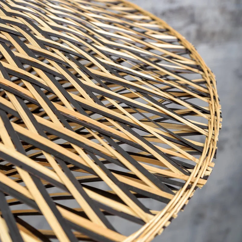 Plafondlamp Bali, Ø 87 cm, zwart/naturel, bamboe by GOOD&MOJO in Natural, Black – product photo 4 of 5