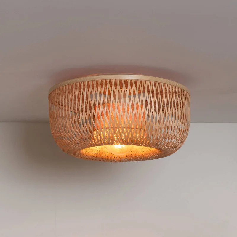 Plafondlamp Barbados, naturel, Ø 35 cm, bamboe E27 by GOOD&MOJO in Natuurlijk bamboe – product photo 1 of 5